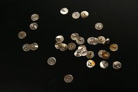 It is much easier to glue sequins if you handle them with a toothpick instead of your fingers.