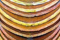Terra-cotta clay is used to make pots, plates and works of art as well as architecture.