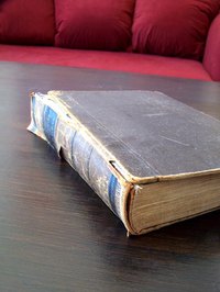Turn that tattered old encyclopedia into a craft project.