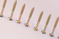 Wood screws require a pre-drilled pilot hole to function properly.