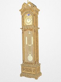 A grandfather clock makes use of a pendulum.