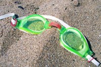 Use goggles for fun centerpieces.
