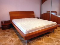 A bed skirt can add style to your bedroom.