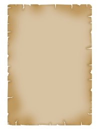 Parchment scroll invitations can be made at home.