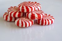 Make ornaments with peppermint candy.