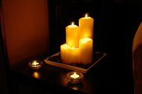 Make your own beaded candles.
