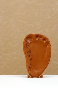 Plaster of Paris is used to make molds and shapes.
