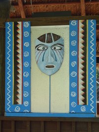 Many Native American tribes painted geometrical designs on animal hide.