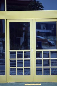 Many houses have a storm door in front of the primary exterior door.