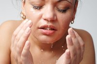 A skin care routine can help minimize the appearance of open pores.