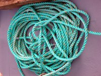 You need about 56 feet of nylon cord for a full-sized bullwhip.