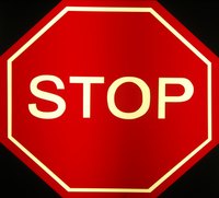 Create your own stop sign with a printable image.