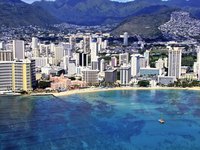 Waikiki Beach is one of many vacation spots in Hawaii.