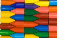 China markers have shiny, wax tips.