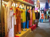 Use mannequins to display clothing.