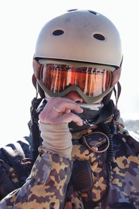 A fleece ski mask will keep your face from freezing while swooshing down the slopes.