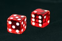 Numbers on opposite sides of die add up to seven.
