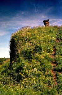 A hobbit house can be created easily with a few craft materials.