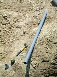PVC pipe must be heated to turn the pipe right or left in direction.