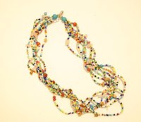 Twisted necklaces are making a fashion comeback.