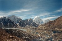 Water from the Himalayas eventually reaches the river deltas where alluvial soil is formed.