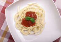 Spaghetti is a popular dish with people of all ages.