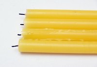 Beeswax taper candles