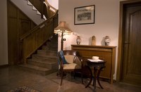 Basements and stairways -- especially basement stairways -- are relatively safe when tornadoes strike.