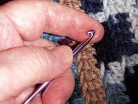Crocheted blankets are easy to make.