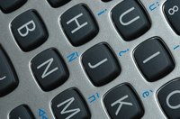 Electronic labelers use keypads, but old Dymo labelers use rotating disks.