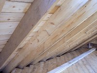 Splice wood beams to any length using a scarf joint.