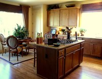 Take the time to remove creases from area rugs.