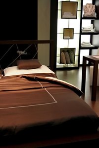 Choose an area with high foot traffic to open your bedding company.