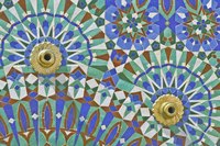 Convert an old guitar into a decorative accessory with mosaic tile.
