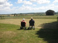A wheelchair blanket can be useful at home or while traveling.