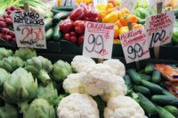Eligible Oklahoma residents can use food stamps to make purchases at the supermarket.