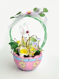 Hiding Easter baskets should take a little planning.