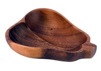 Oiling a wooden bowl keeps it protected.