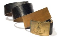 Full-grain cowhide belts