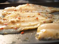 Baked swordfish makes a nutritious dinner.