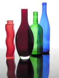 You can turn empty liquor bottles into creative craft items.