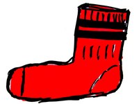 Make garters to hold up your socks.