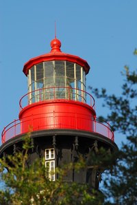 Building a lighthouse beacon is quite a job, but a smaller rotating light can be a home project.