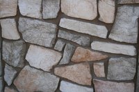 You can make an ordinary wall look like a rock wall.