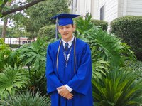 Classic graduation gowns can easily be made at home with simple sewing skills.