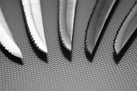Knife strength can be improved with heat treatment.