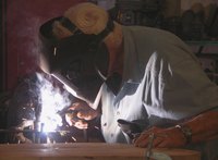 Brazing rods are used in welding.