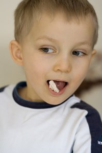 Chewing gum creates big problems for hair, carpets and clothing.