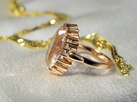 Gold leaf can be applied to almost any surface.