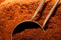 Coffee grounds can be used to create art.